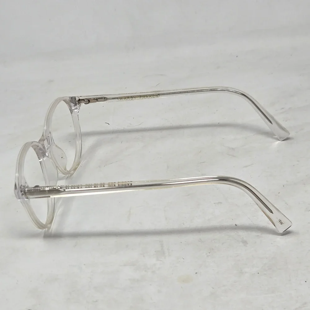 Warby Parker Farris 500 Crystal Clear Round Eyeglasses Frames 50-18-140